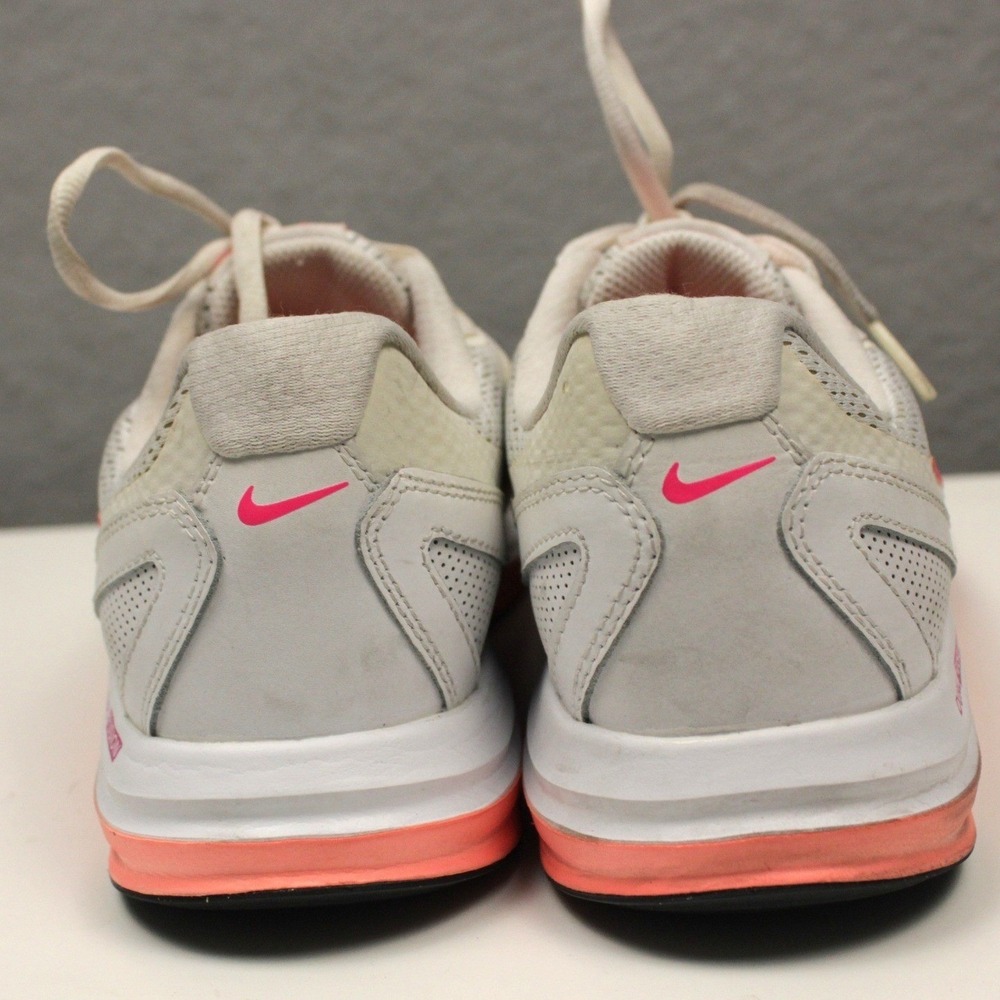 Nike Dual Fusion Run 3 Womens 9 White Pink Orange Running Shoes Sneakers - Picture 8 of 11